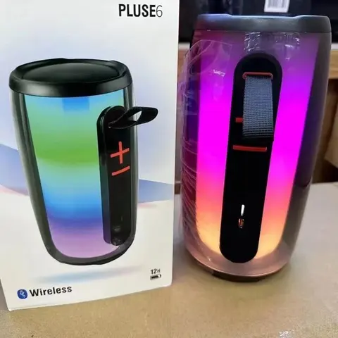 PLUSE6 Wireless Bluetooth Speaker with LED Light Show