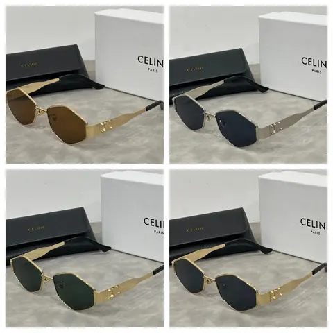 Celine Paris Hexagonal Sunglasses
