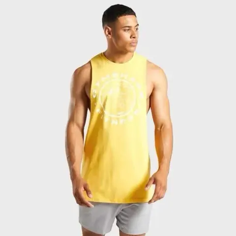 Gymshark Yellow Muscle Tank Top