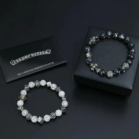 Chrome Hearts Beaded Bracelet Set