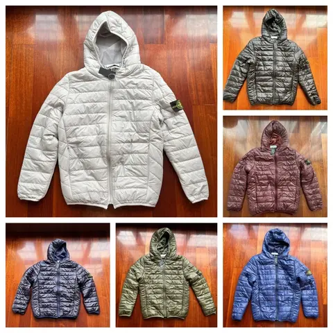 Stone Island Hooded Down Jacket Collection