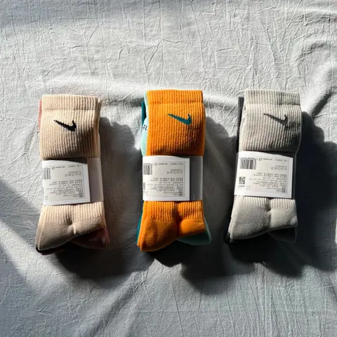 NK New Color Terry-Cotton Socks (3-Pack)