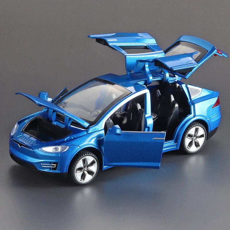 wb636-特斯modelX-盒-蓝