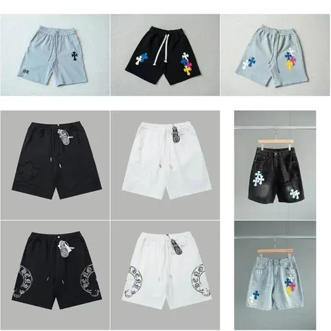 Collection of Graphic Print Shorts in Various Colors and Styles