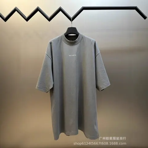 Balenciaga Gray Oversized T-Shirt