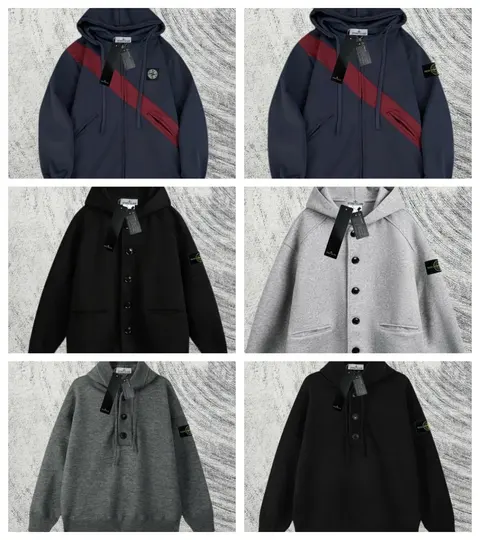 Stone Island Hooded Sweaters and Cardigans Collection