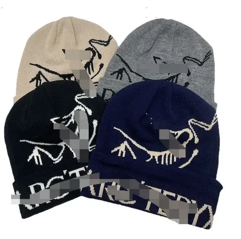 Knit Beanies with Eye Pattern Design