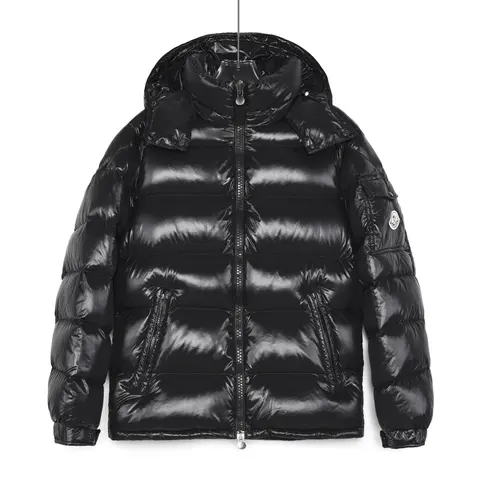 Moncler Black Quilted Down Jacket