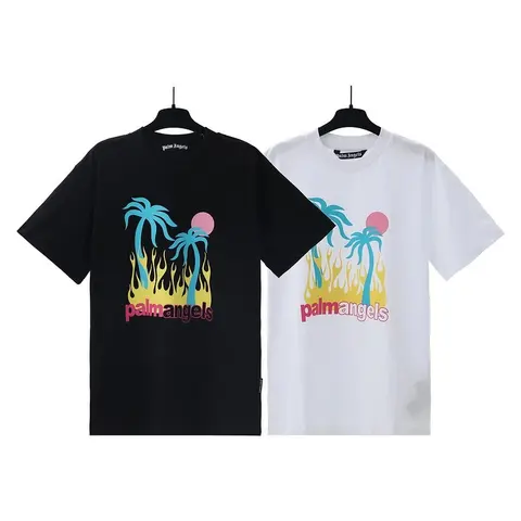 Palm Angels Flame Palm Tree T-Shirt