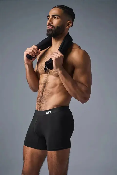 alo Men's Black Boxer Briefs