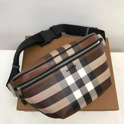 Burberry Check Pattern Waist Bag