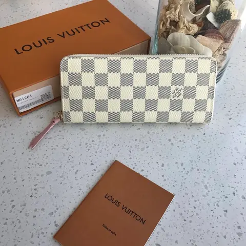 Louis Vuitton Damier Azur Zip Around Wallet