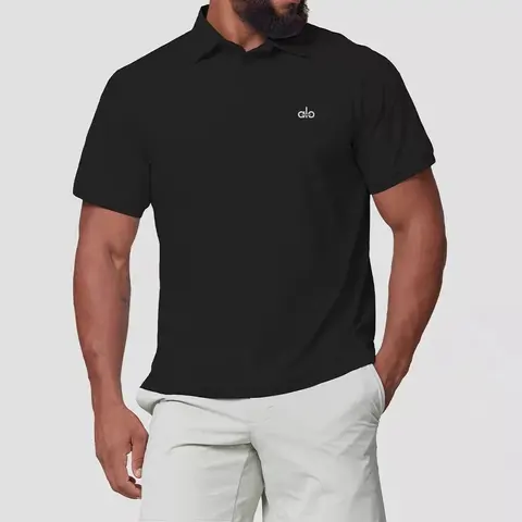 CLO Black Polo Shirt