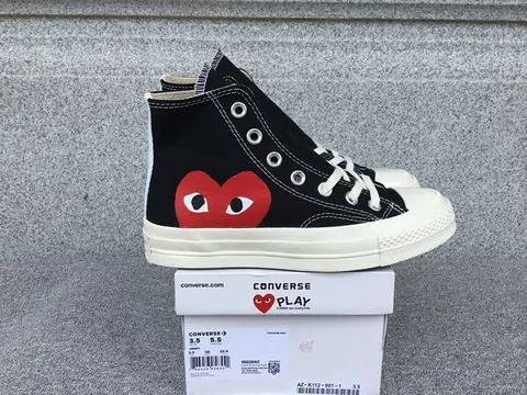 Converse x Comme des Garçons PLAY High Top Sneakers