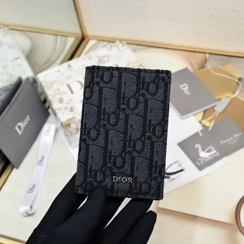 Dior Oblique Pattern Card Holder