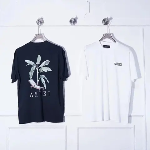 AMIRI Tropical Print T-Shirt and Logo Tee