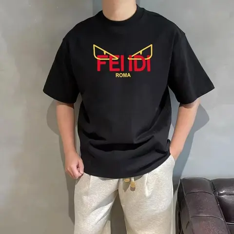 FEIDI ROMA Black T-Shirt