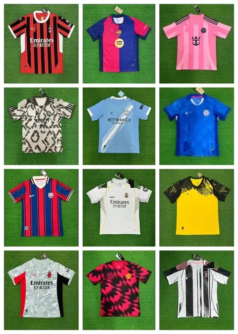Club Soccer Jersey 2024-2026 with Free Number Printing
