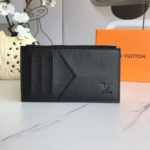 Louis Vuitton Black Zipped Wallet