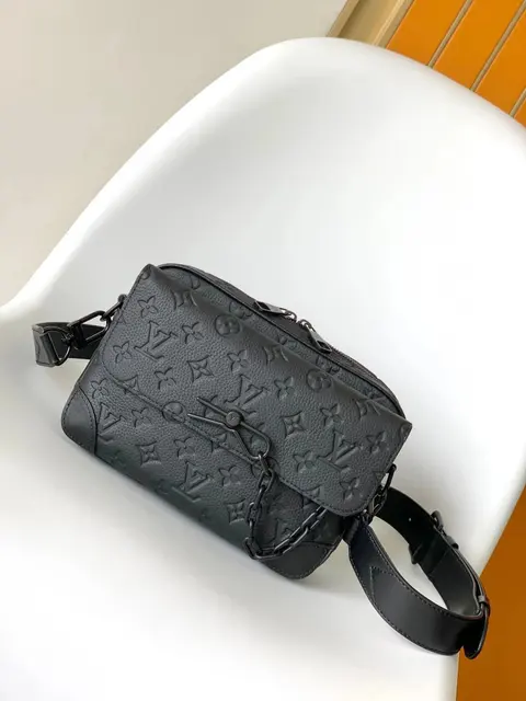 Louis Vuitton Black Monogram Empreinte Crossbody Bag