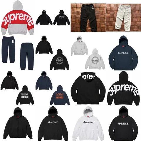 Supreme Hoodies and Sweatpants Collection