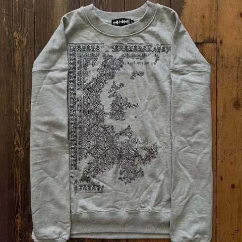 Obey Grey Sweatshirt with Ornate Pattern Design