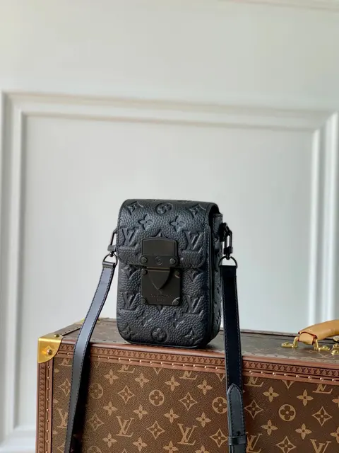 Louis Vuitton Black Monogram Empreinte Crossbody Bag
