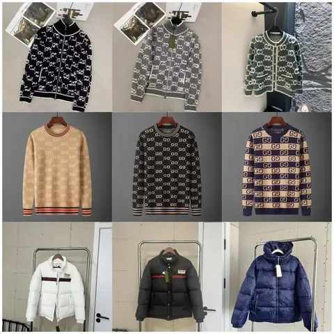 Gucci GG Logo Knitwear and Down Jackets Collection