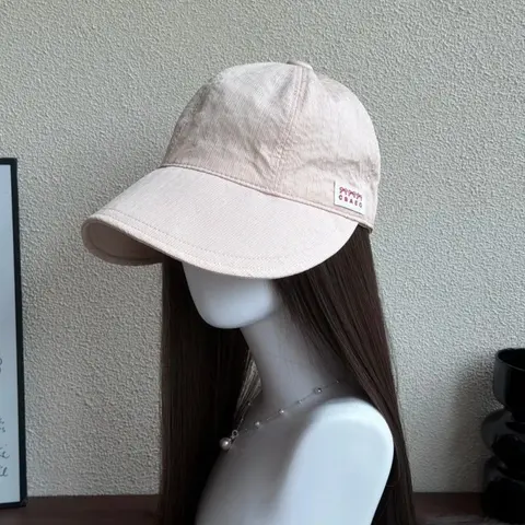 Graff Cap - Beige Corduroy Baseball Hat