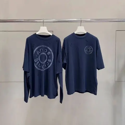 ANOS STUDIOS Distressed Logo T-Shirt