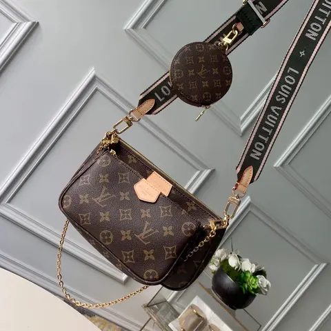 Louis Vuitton Monogram Crossbody Bag with Strap