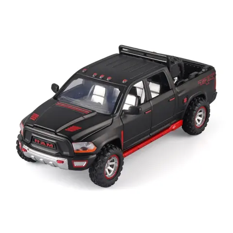 Die-Cast Alloy Ram TRX Pickup Truck Model with Spare Tire, Sound and Light, Pull-Back Toy
