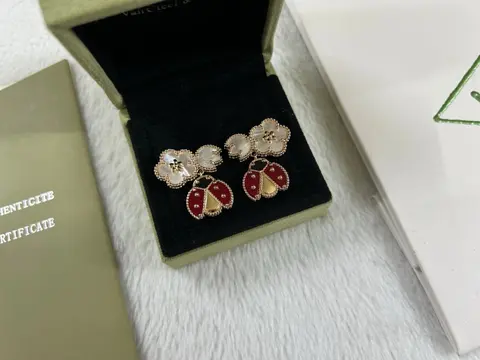 Van Cleef & Arpels Ladybug Earrings