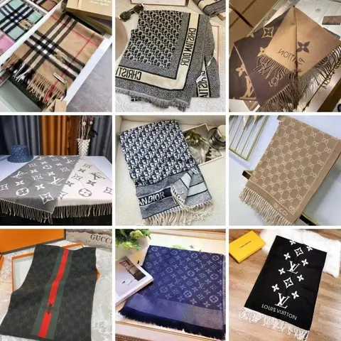 Luxury Brand Scarves Collection - Burberry, Dior, Louis Vuitton, Gucci