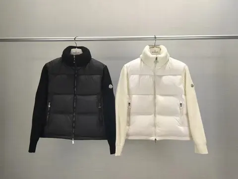 Moncler Knit Sleeve Puffer Jackets