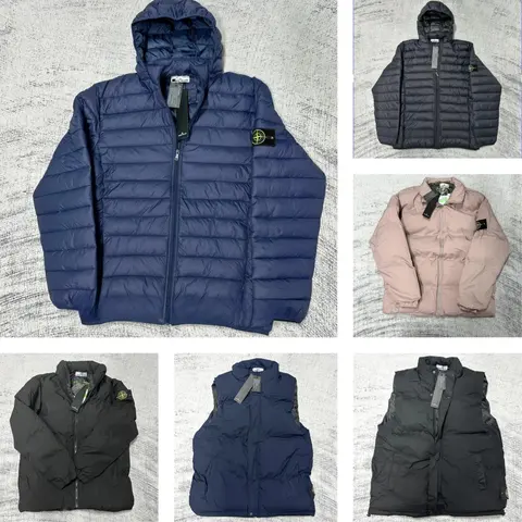 Stone Island Puffer Jacket and Vest Collection