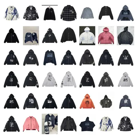 Collection of Streetwear Hoodies and Jackets