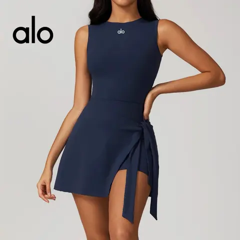 alo Wrap Mini Dress