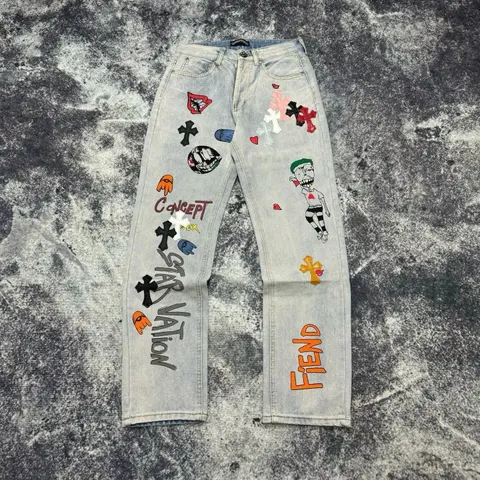 Concept x Fiend Collaborative Patchwork Jeans