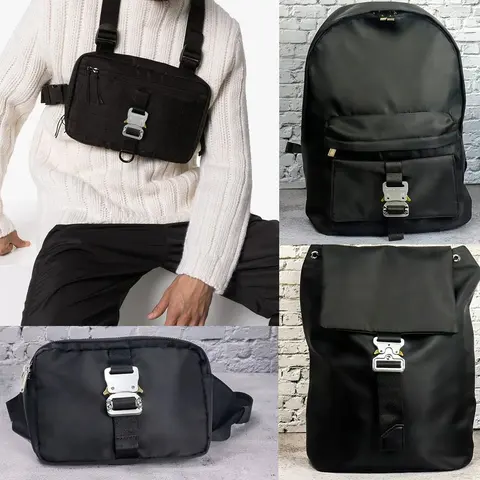 Minimalist Black Backpack and Crossbody Bag Collection