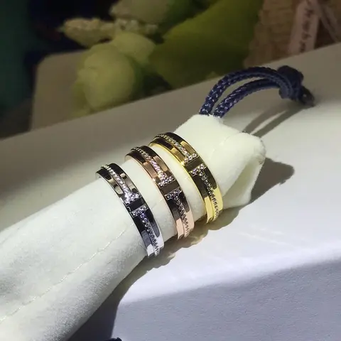 Lead-Free Double-T Full and Half Diamond Ring
