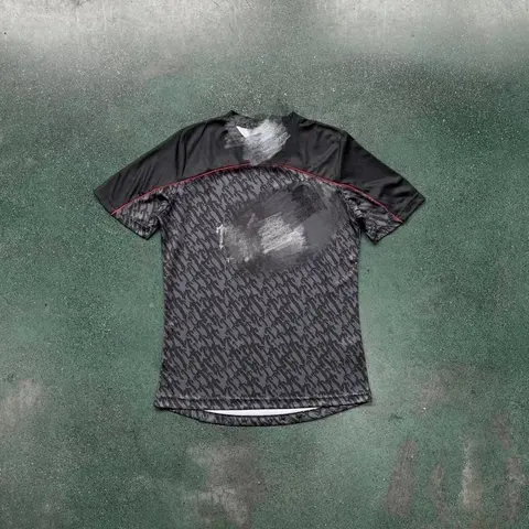 Black Patterned Performance T-Shirt