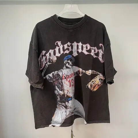 Godspeed Skeleton Baseball T-Shirt