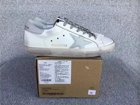 Golden Goose Superstar White Leather Sneakers