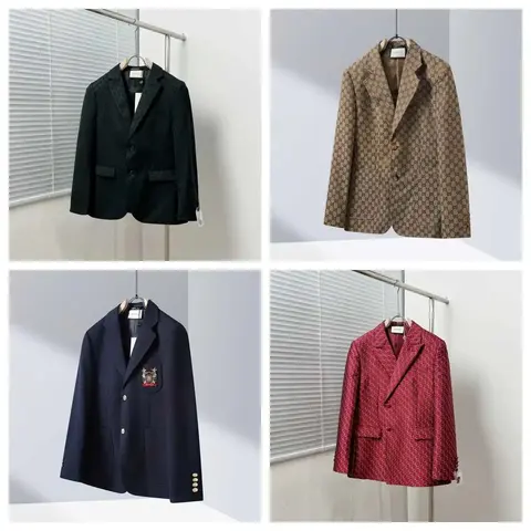 Gucci Monogram Pattern Blazer Collection