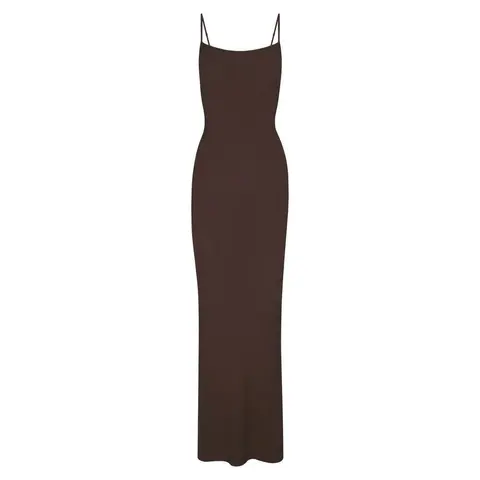 Slim-Fit High-Waisted Long Skirt, Kim Kardashian Style, Body-Conscious Design
