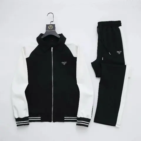 Prada Black and White Track Suit