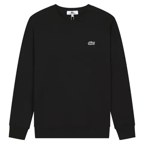 Lacoste Black Crewneck Sweatshirt