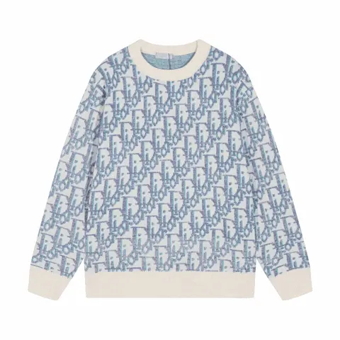 Dior Oblique Pattern Knit Sweater