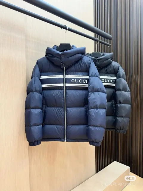 Gucci Navy Blue Down Puffer Jacket